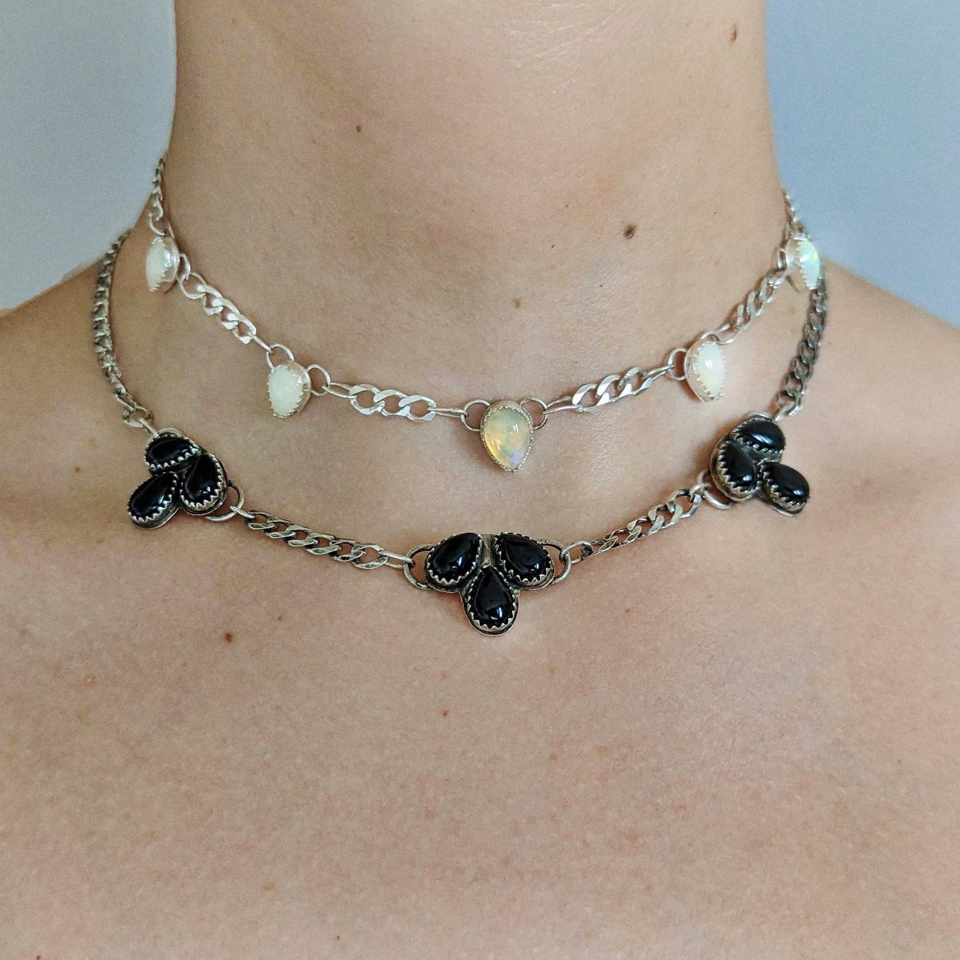 Laura Mar Jewelry - Wholesale Pendant/Charm Necklace - waterfall gemstone necklace3