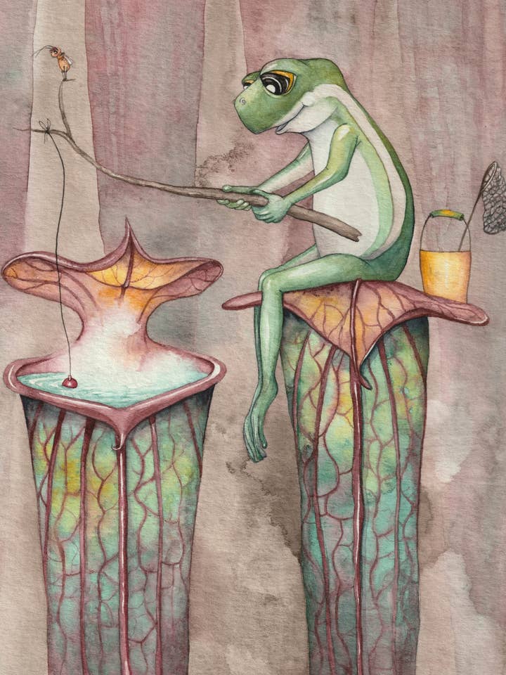 Impressão Giclée Lagoa da Montanha por atacado de Katie Crawford Art