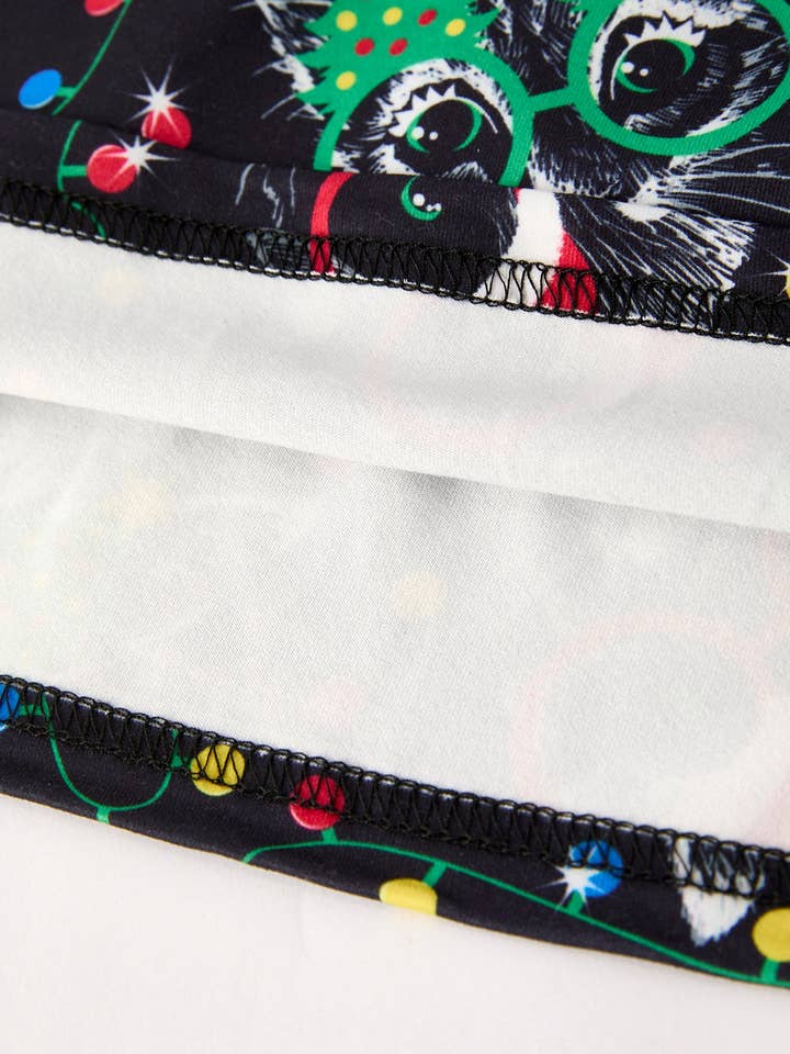 Rylee Faith Designs - Wholesale Dress Set - Baby - Winter Christmas Print Girls Dress Set (2 Pieces)5