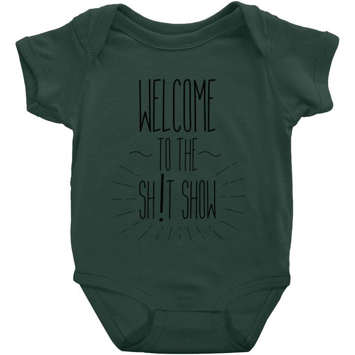Welcome To The Sh!t Show short-sleeve design 2 for wholesale by Potty Mouth Tots