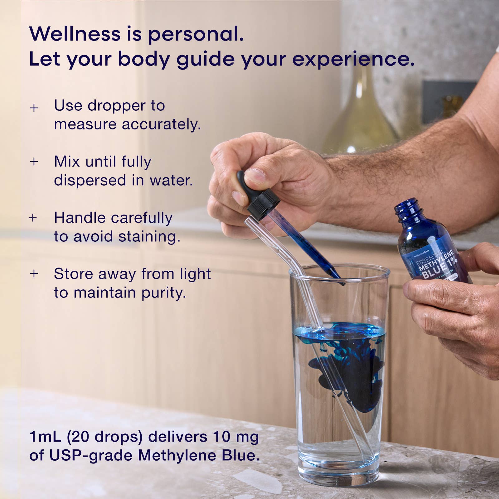 AwakenedCore – wholesale Oral supplement/vitamin – Methylene Blue - USP Grade & Lab Tested - Liquid Drops7