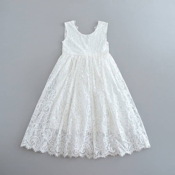 Nicolette's Couture - Wholesale Dress - Kids - The Ophelia Dress - White4