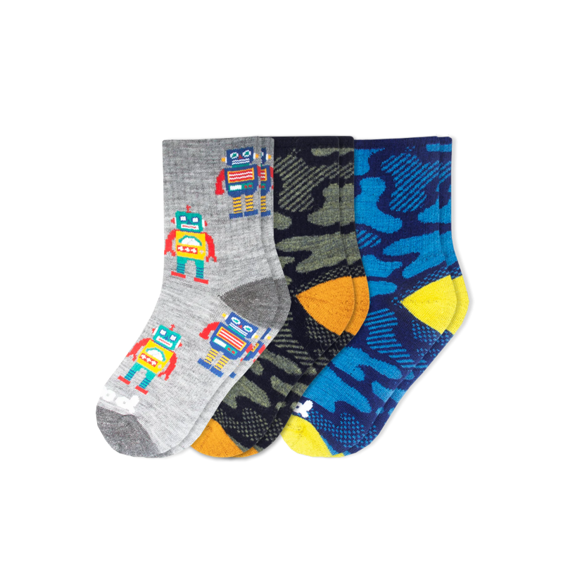 Pacas - Wholesale Socks - Kids - 3 Pack - Kids' Crew Pacas Socks16