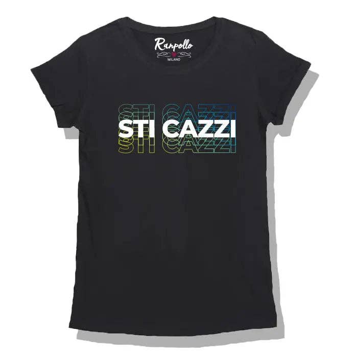 RANPOLLO MILANO - Wholesale Screen Printed T-Shirt - Women's - I don't give a damn.1