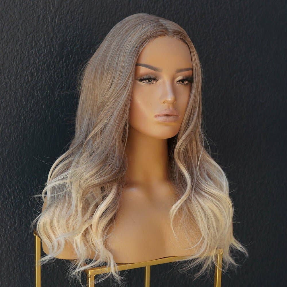 Milk & Honey – wholesale Hair extensions – LIDIA - Ombre Blonde - Lace Front Wig1