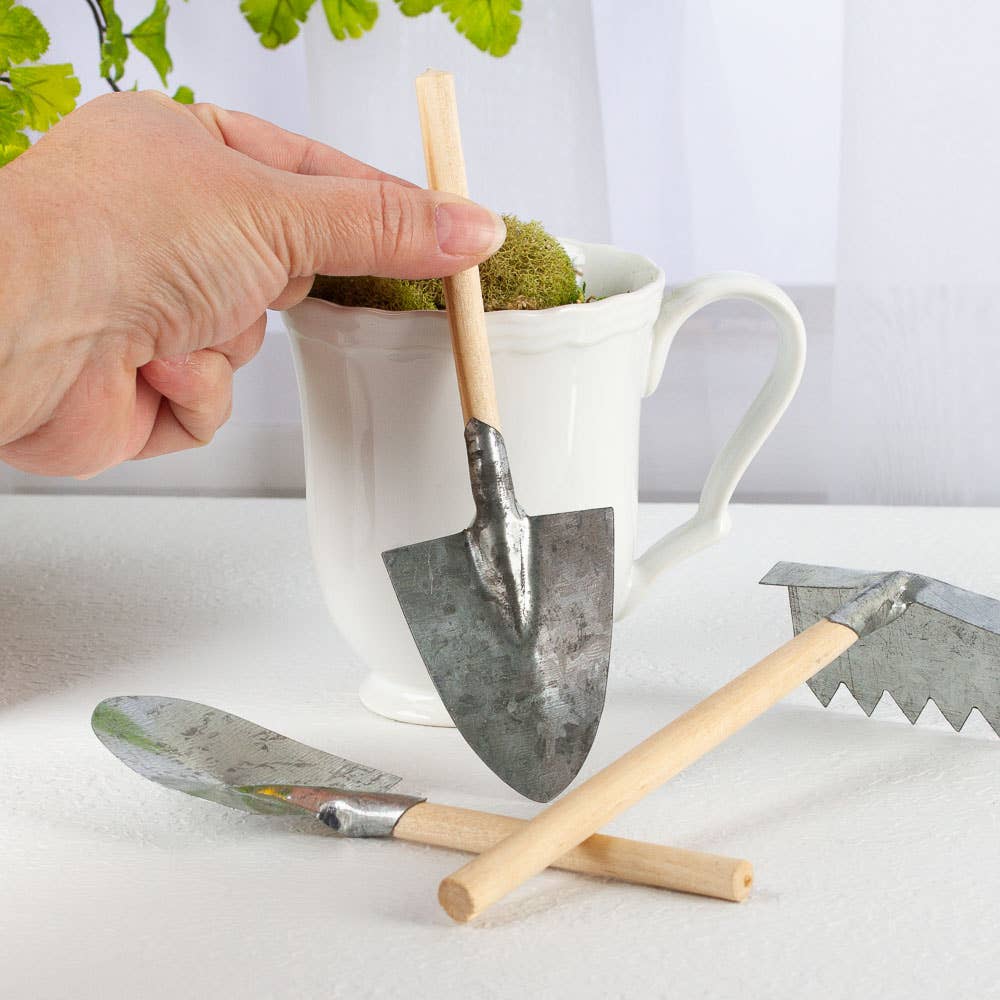 Factory Direct Craft – wholesale Trädgårdsverktyg – 7-tums galvaniserat trädgårdsverktygsset med 3 delar2