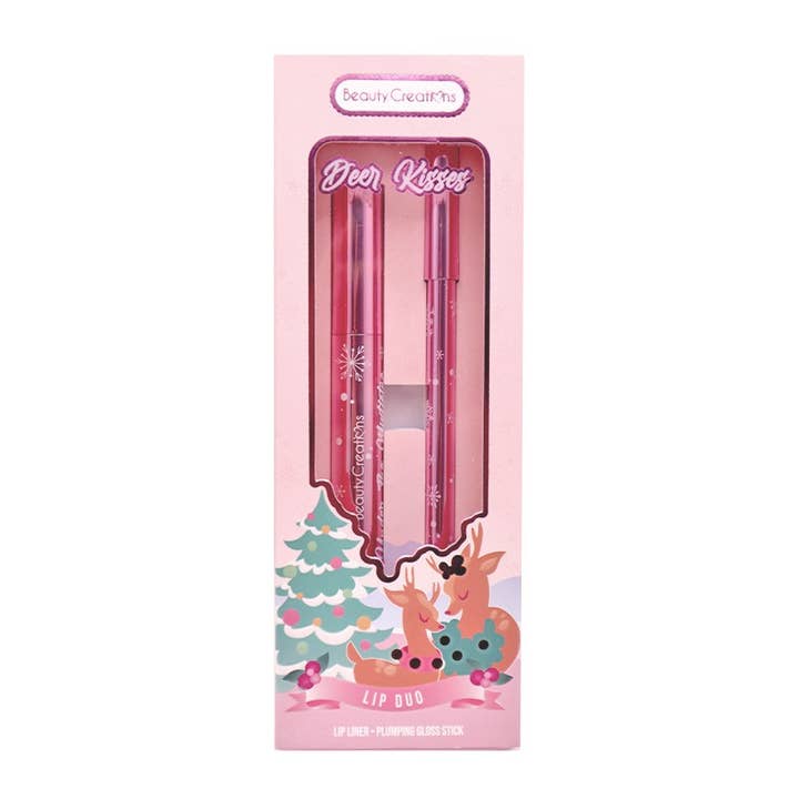 PINEAPPLE Beauty - Wholesale Lip Gloss - Beauty Creations BCRC-LDDISPLAY Kisses Lip Duo Display - 123