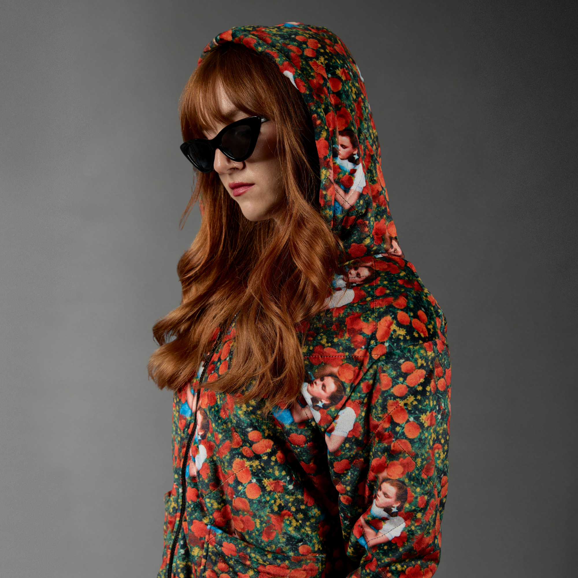 Cakeworthy - Vente Veste – femme - Veste matelassée Champ de coquelicots du Magicien d'Oz5