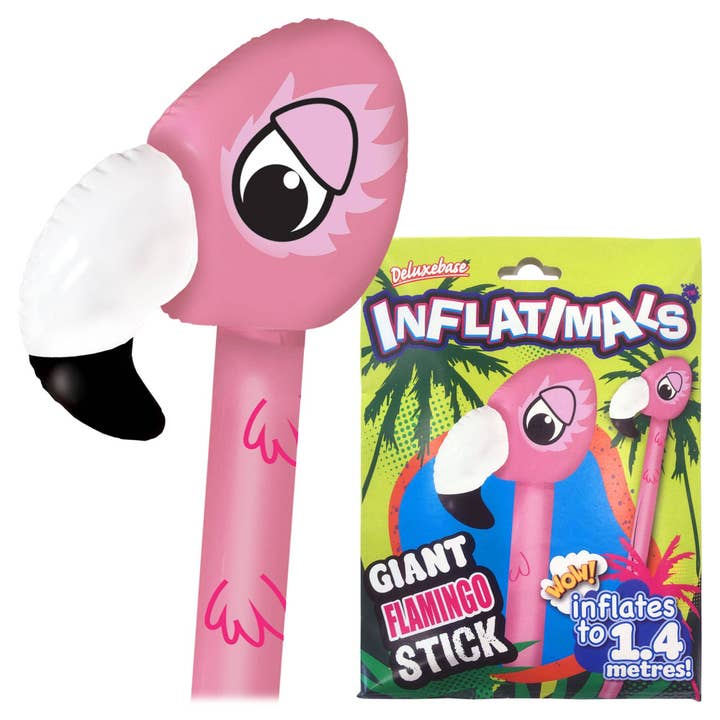 Inflatimals - Giant Flamingo Stick for wholesale by Deluxebase