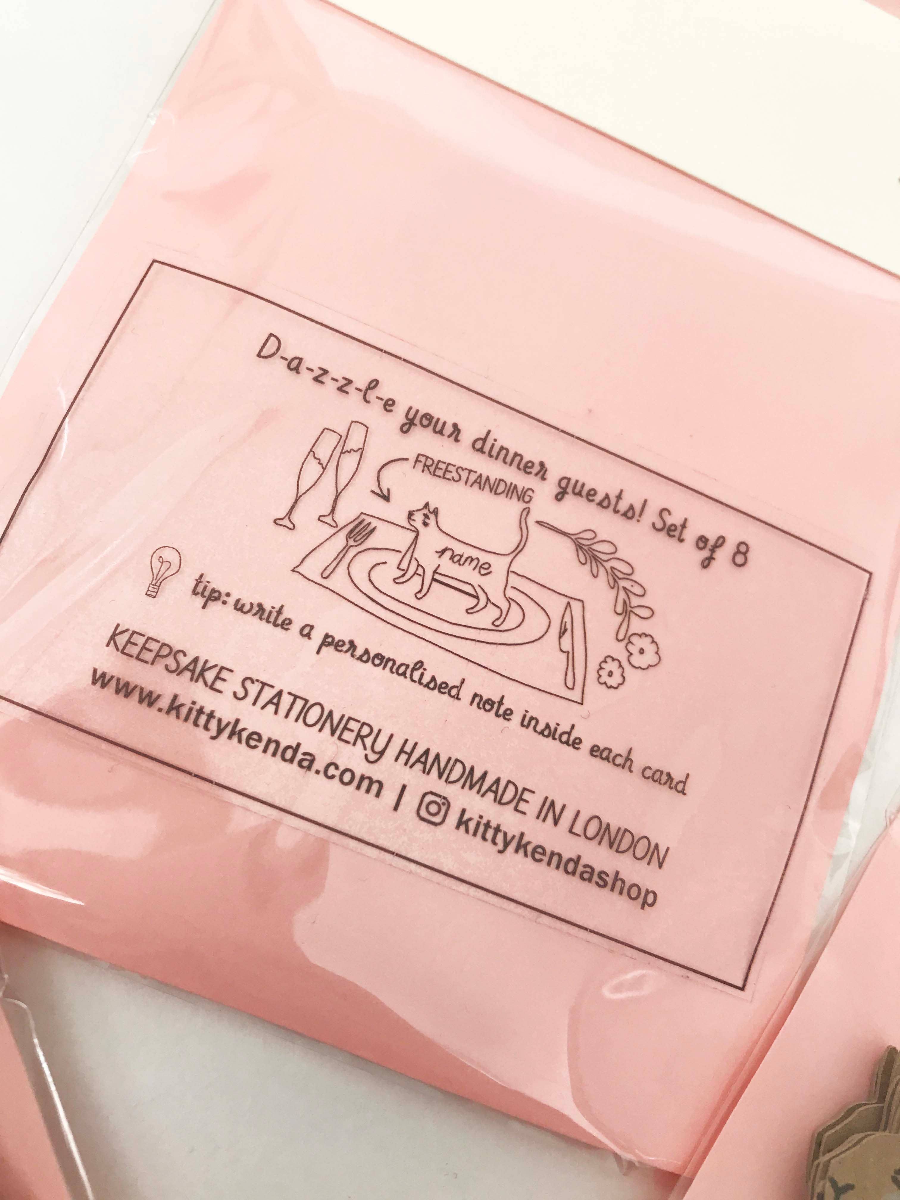 Kitty Kenda Papergoods - Wholesale Place Card / Place Holder - Dachshund Place Setting Cards2