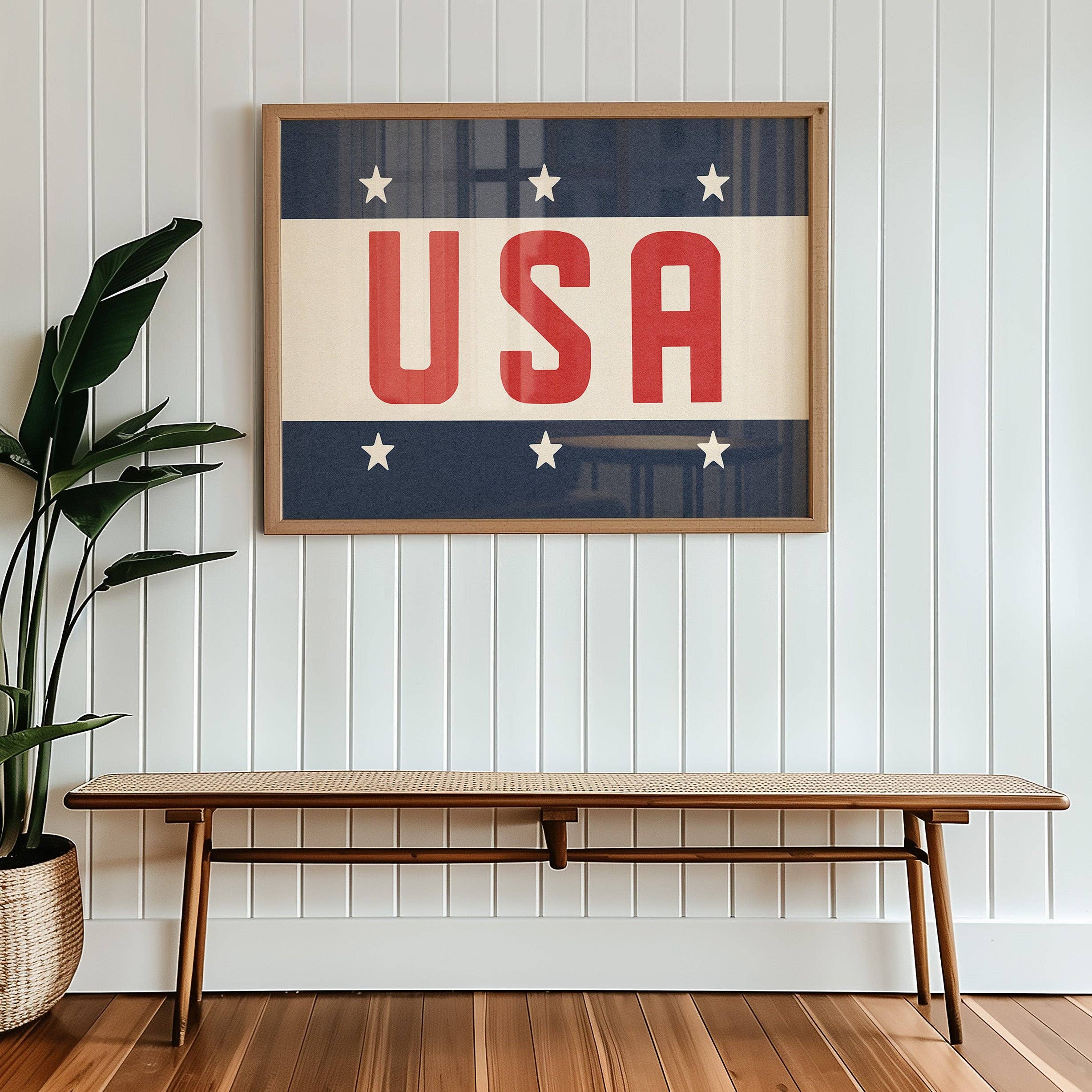 Tejas Country Club - Wholesale Art Print - USA Patriotic Typography Art Print9