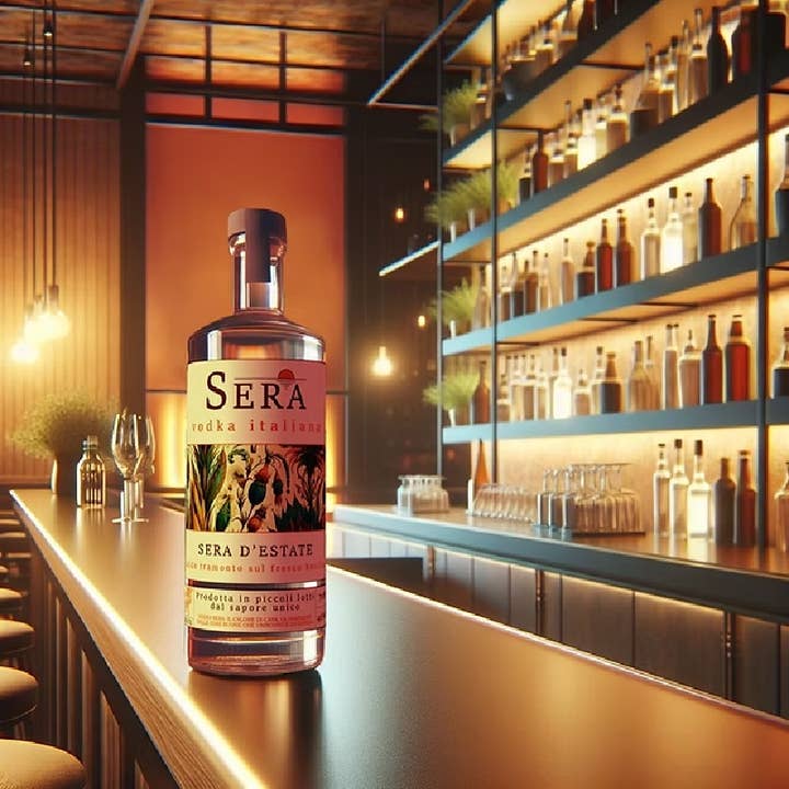 Vodka Sera d'Estate Limone e Basilico - 70cl per la vendita all'ingrosso da parte di Café 124 srl