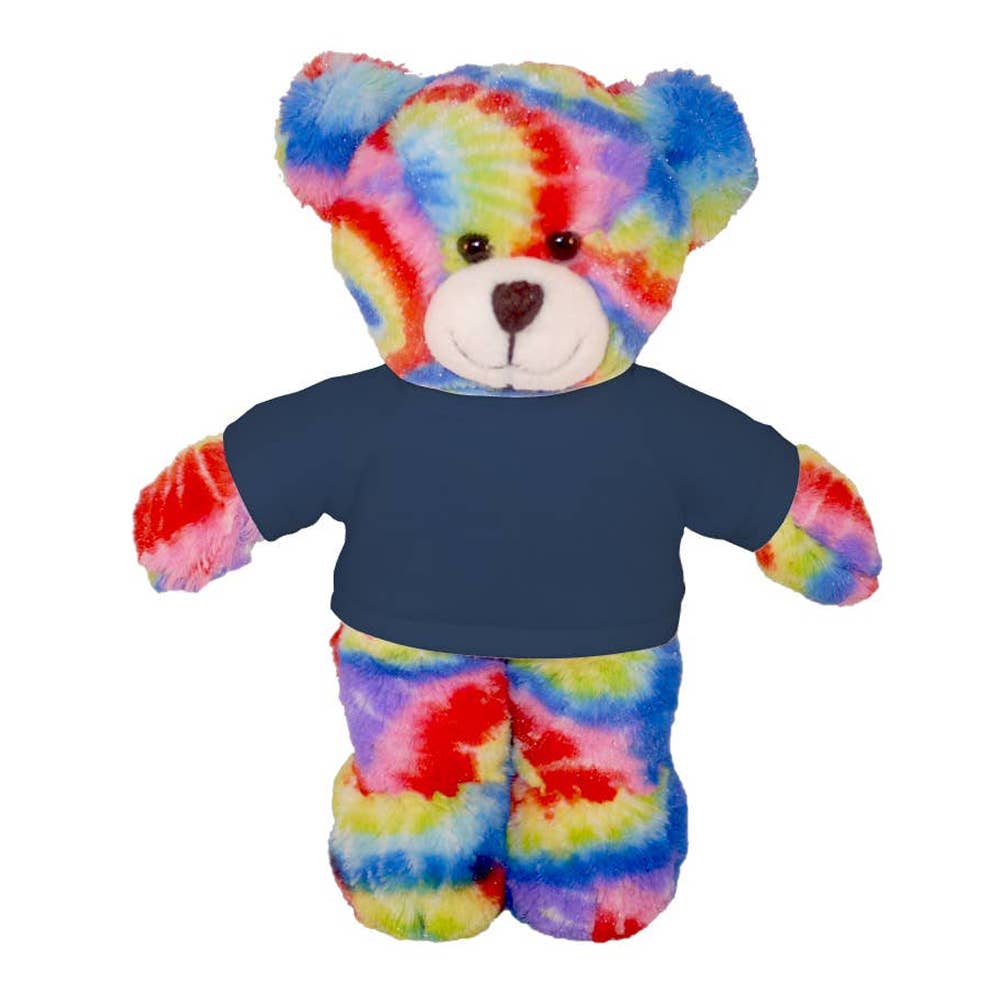 Plushland - Wholesale Stuffed/Plush Toy - Kids & Baby - 8″ Tie-Dye Custom Bear | Personalized Bear Stuffed Animal7
