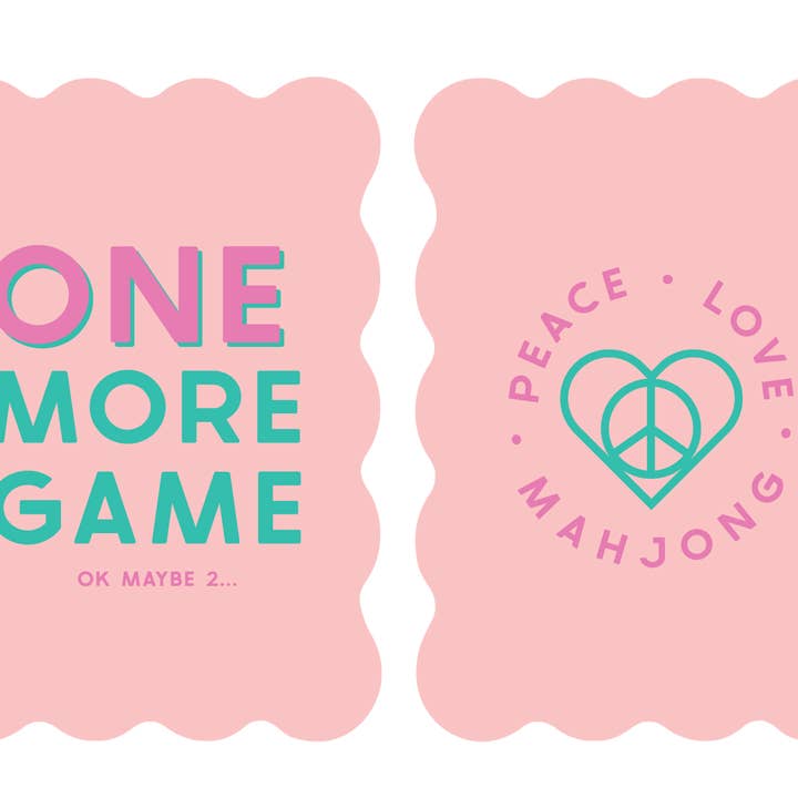 Peace Love Mahjong - Wholesale Card Game - Mahjong Tile Shufflers (Set of 2)6