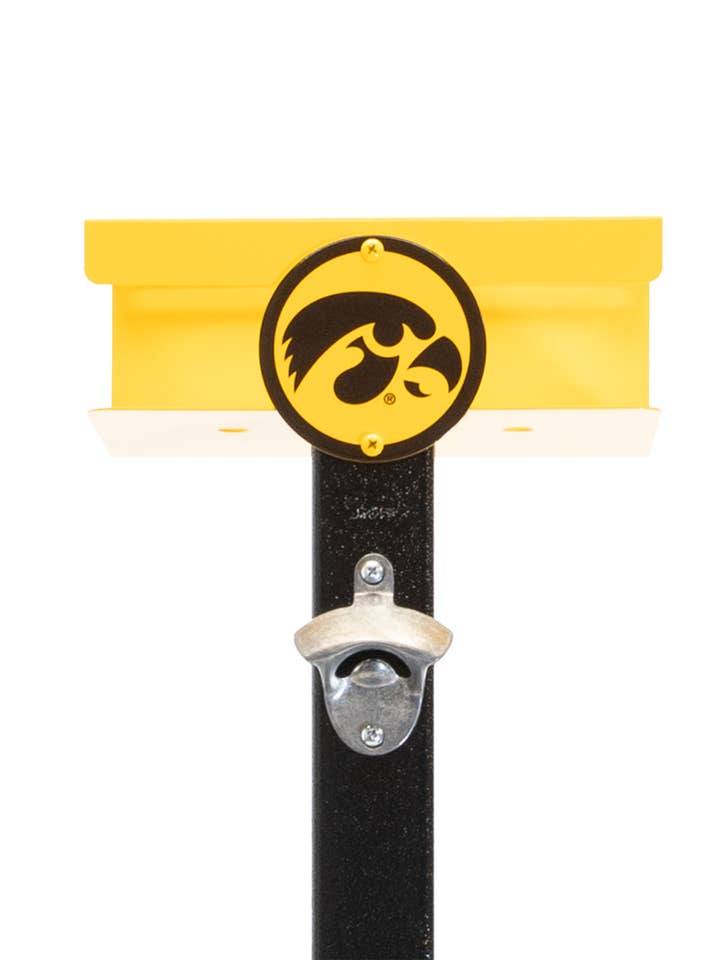 IOWA HAWKEYES Metal Drink Stand for wholesale by SWEN Products