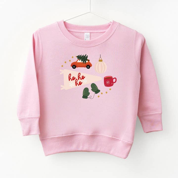 All About Christmas | Toddler Sweatshirt for wholesale by Olive And Ivory Wholesale