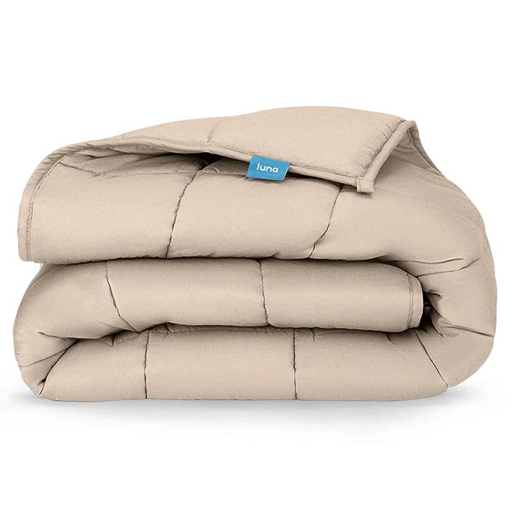 Luna Wellness - Wholesale Bedding Blanket - The "Cozy Comfort" Cooling Bamboo Weighted Blanket1