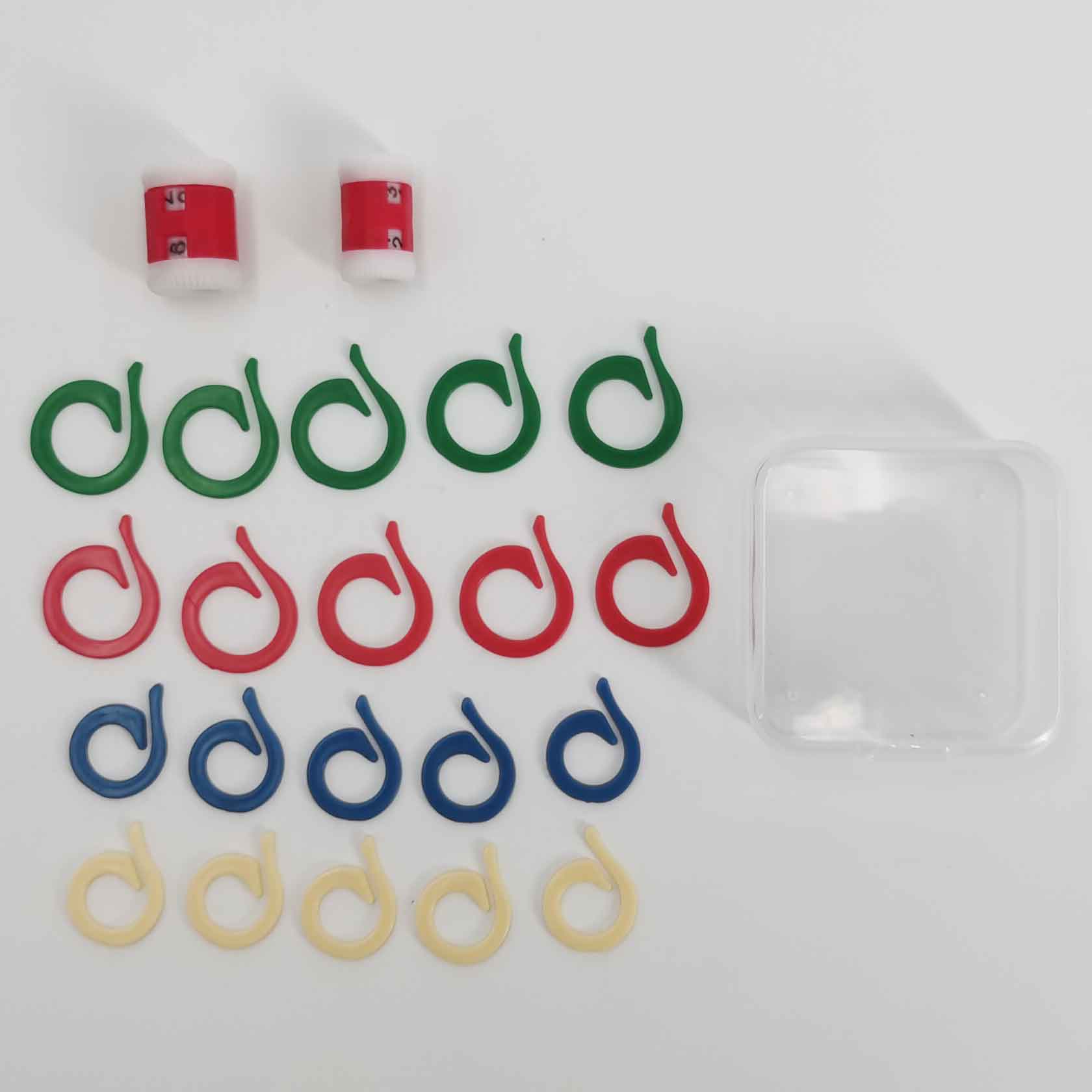 Max-Link Solutions Ltd – wholesale Knitting/Crochet Supplies – Darnn Row Counters & Stitch Markers Set1