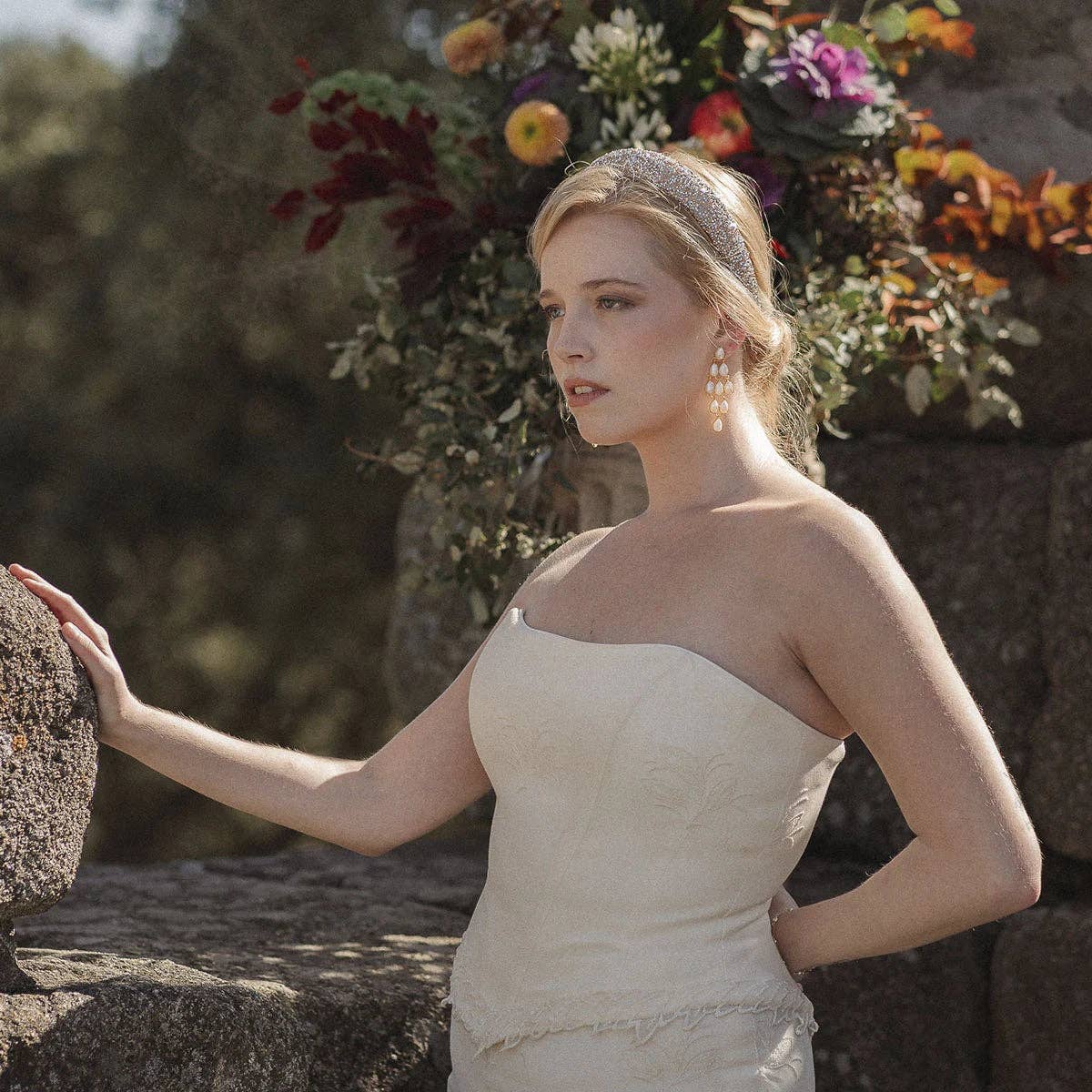 ACUS - Wholesale Dangle Earrings - Roselia Pearl Earrings5