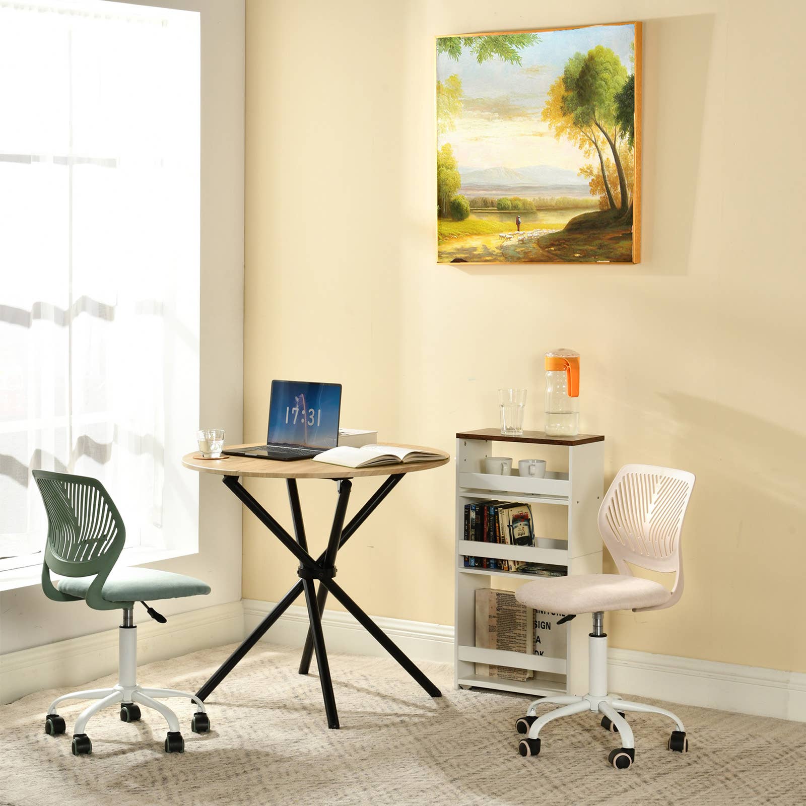 39F Inc. - Wholesale Side Table - 31.5IN Round Dining Table for for Dining, Coffee Break Work11