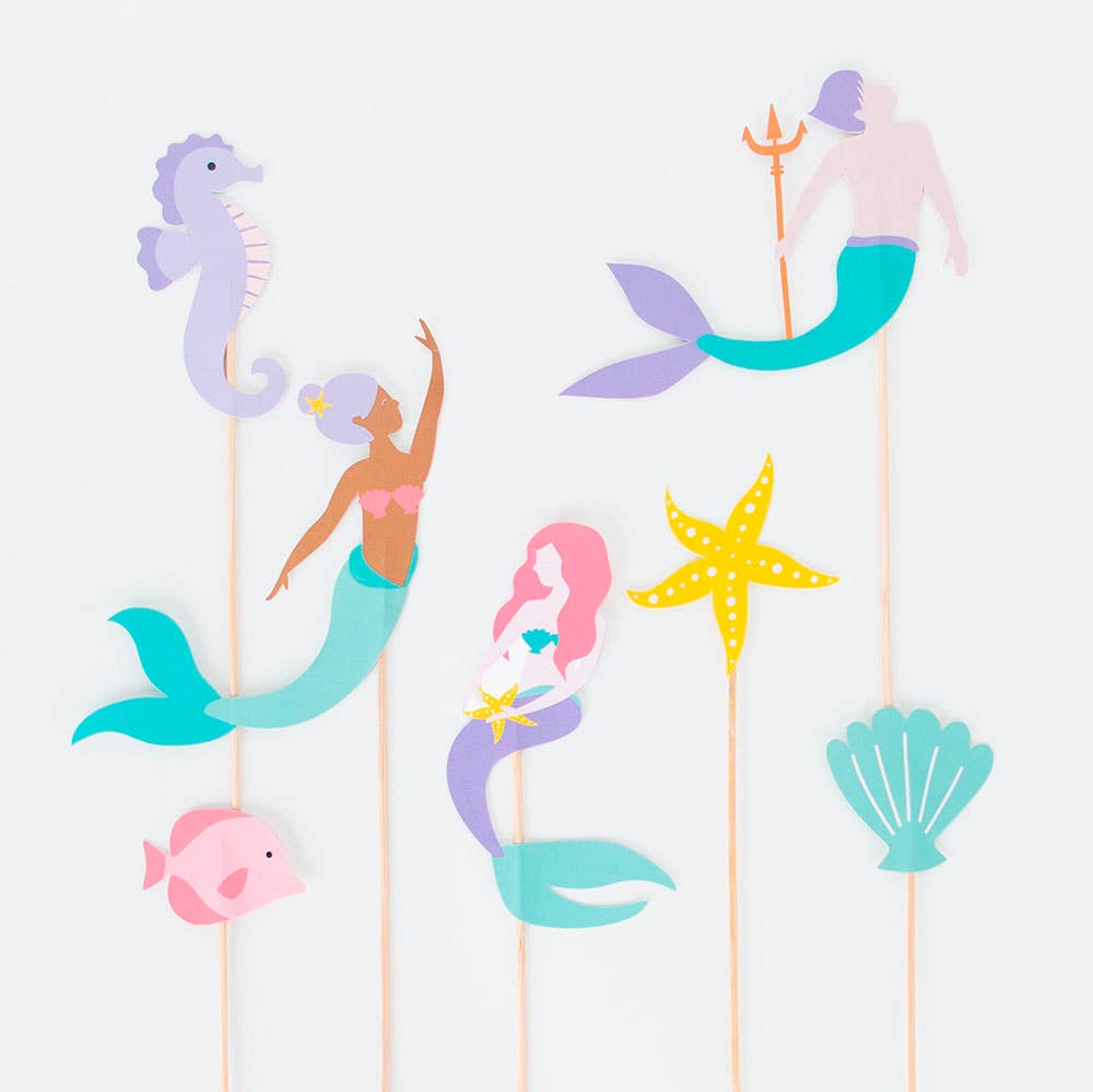 My Little Day - Wholesale Cake/Cupcake Topper - Mermaid cake toppers1