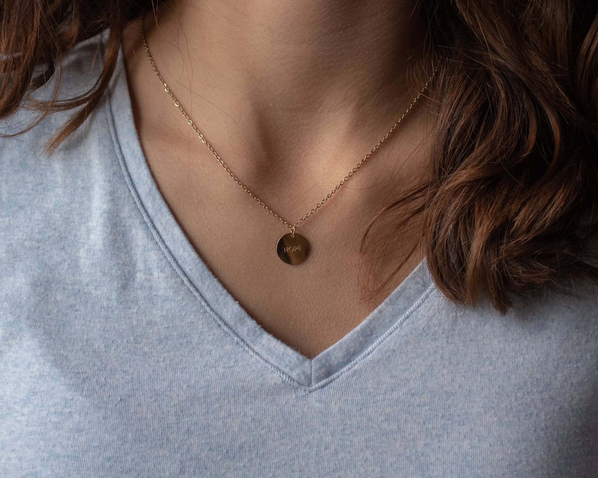 The Vintage Sparrow - Wholesale Pendant/Charm Necklace - Hope Pendant10