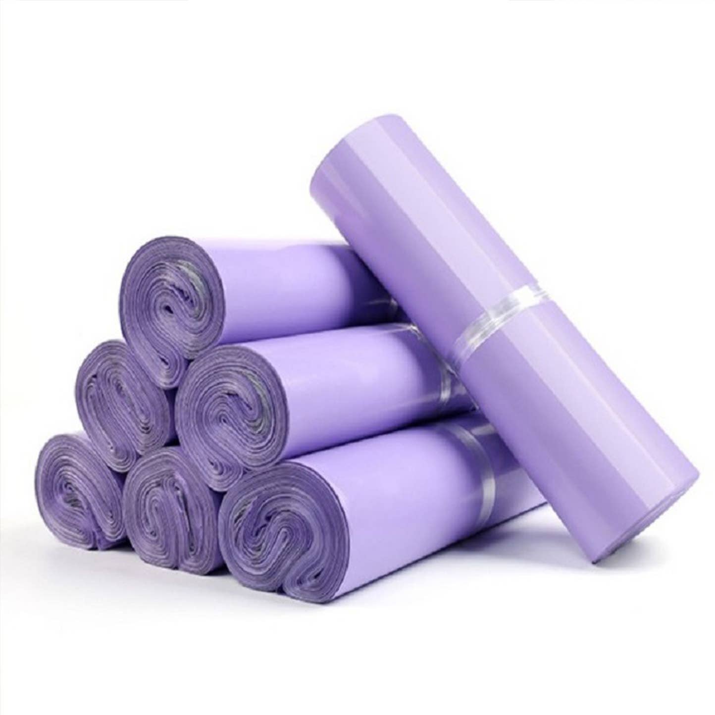 ByHome – Envelopes por atacado – 100 sacos de envio em poliéster reforçado lilás claro, 4 tamanhos0