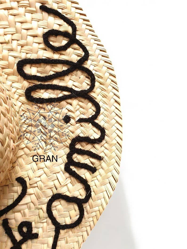 Gran Wholesale - Venta al por mayor Sombrero de paja - Unisex - Sombrero de paja personalizado y hecho a mano para decoración de pared marroquí3