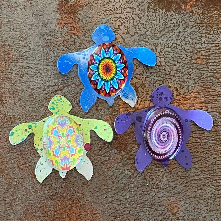 3D Turtle Magnet for wholesale by Cut-n-rust LLC