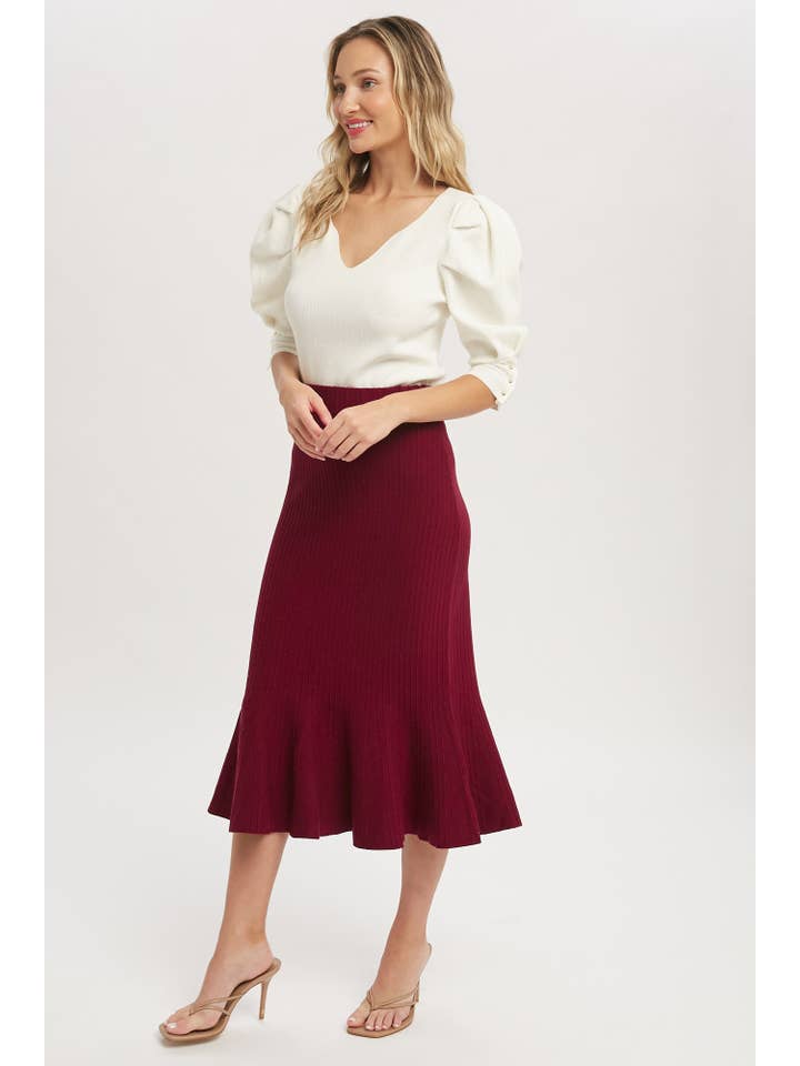 Bluivy - Wholesale Skirt - Women's - MERMAID SWEATER MIDI SKIRT8