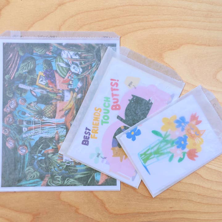 I NEVER DRAW - Wholesale Everyday Greeting Card - Hi! Mooncake | A2 Card1