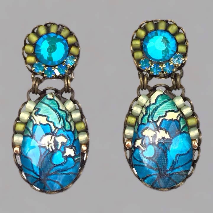 CRYSTAL EARRINGS CORZEGA for wholesale by melizijewelry