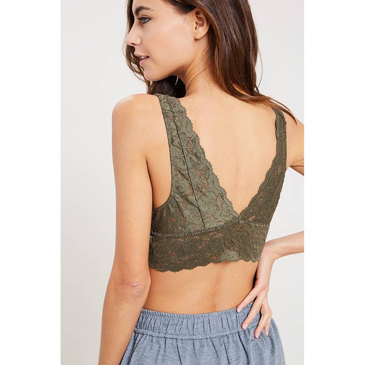 Wishlist Apparel – wholesale Bralette - Dam – VADDERAD BRALETT MED SKULPTERAD SPETS V HALS/T8233_P6