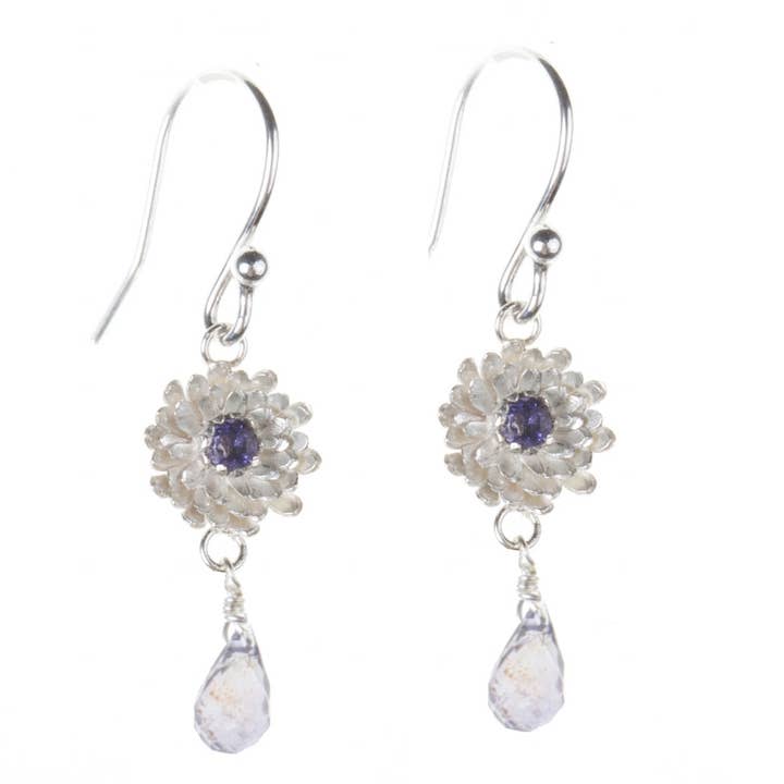 Amanda Coleman Jewelry - Wholesale Dangle Earrings - Dahlia Briolette Drop Earrings