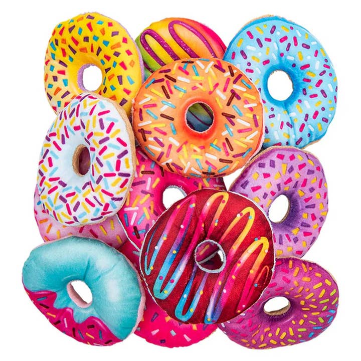 Blød Plys Farverig Donut Legetøj til Børn - Assorterede for engroshandel hos PR GROUPS LLC
