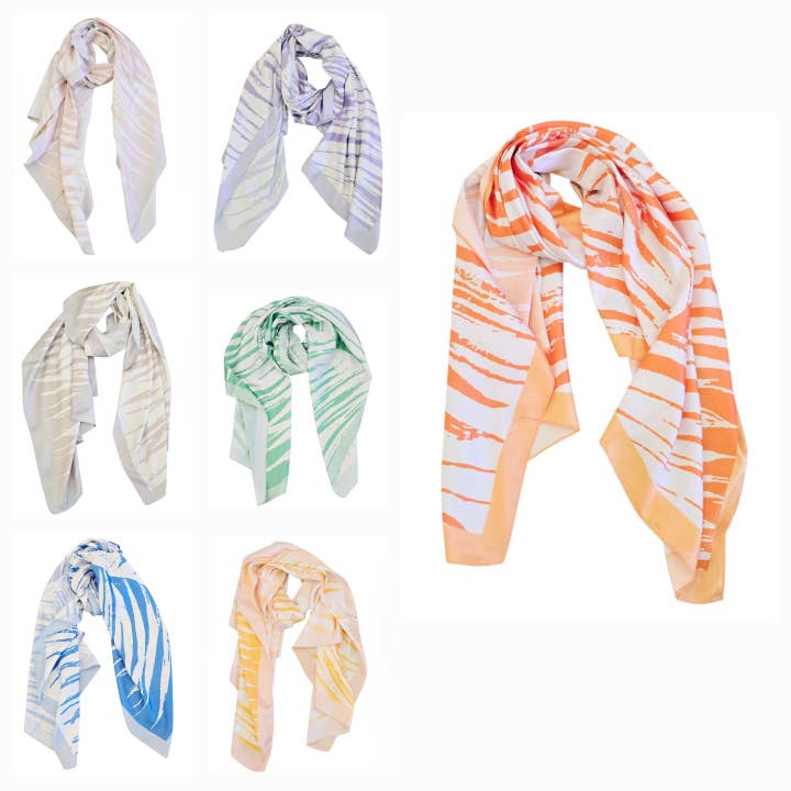 Seidige lange Schals 6019 für den Großhandel von Nola by bijusol