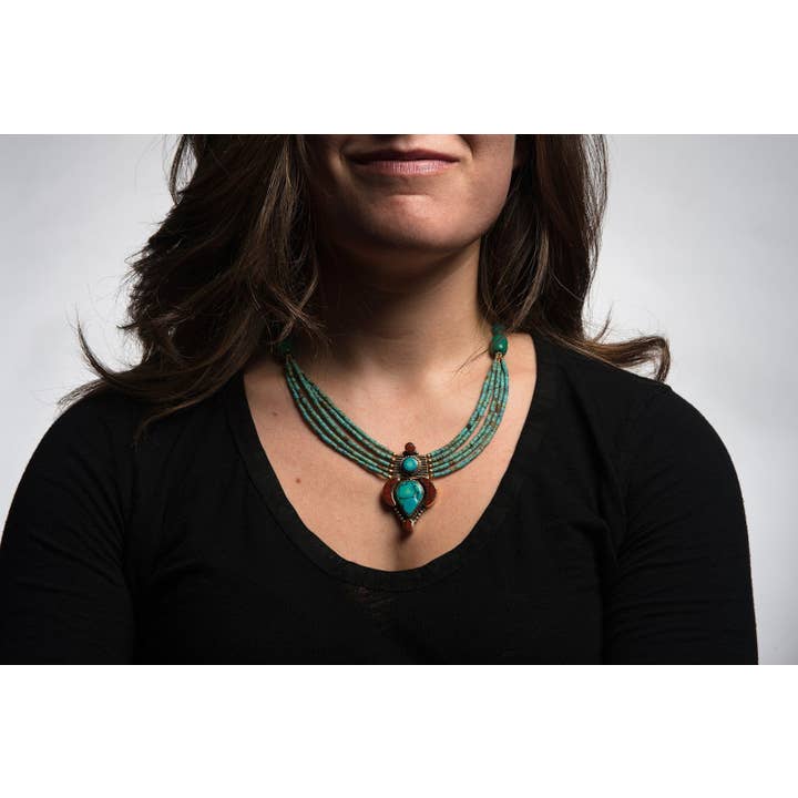 Didi Bahini Fair Trade - Wholesale Pendant/Charm Necklace - Kirat Tibetan Necklace3
