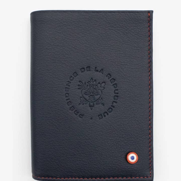 VICTOR - Für den Élysée Geldbörse Glattleder Blue Moon für den Großhandel von Larmorie Officiel