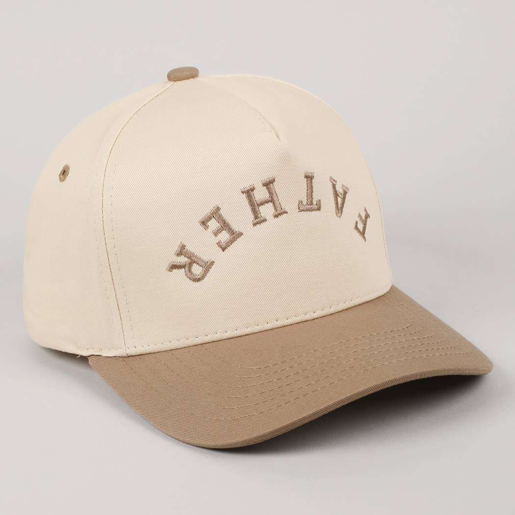 Fashion City - Wholesale Baseball Cap - Men's - 	
FATHER Upside Down Embroidery Two-Tone Cap2