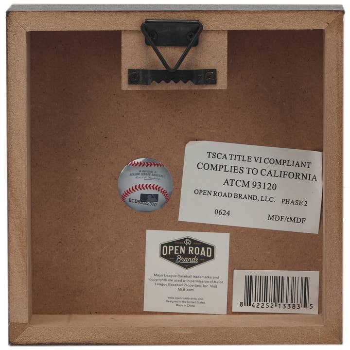 Open Road Brands, LLC - Wholesale Sign - Baltimore Orioles Logo On Wood Block Wall Decor