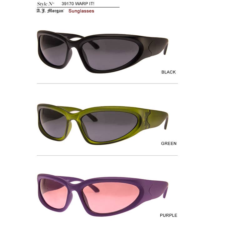 A.J. Morgan - Wholesale Sunglasses - Unisex - Warp It - Sunglasses