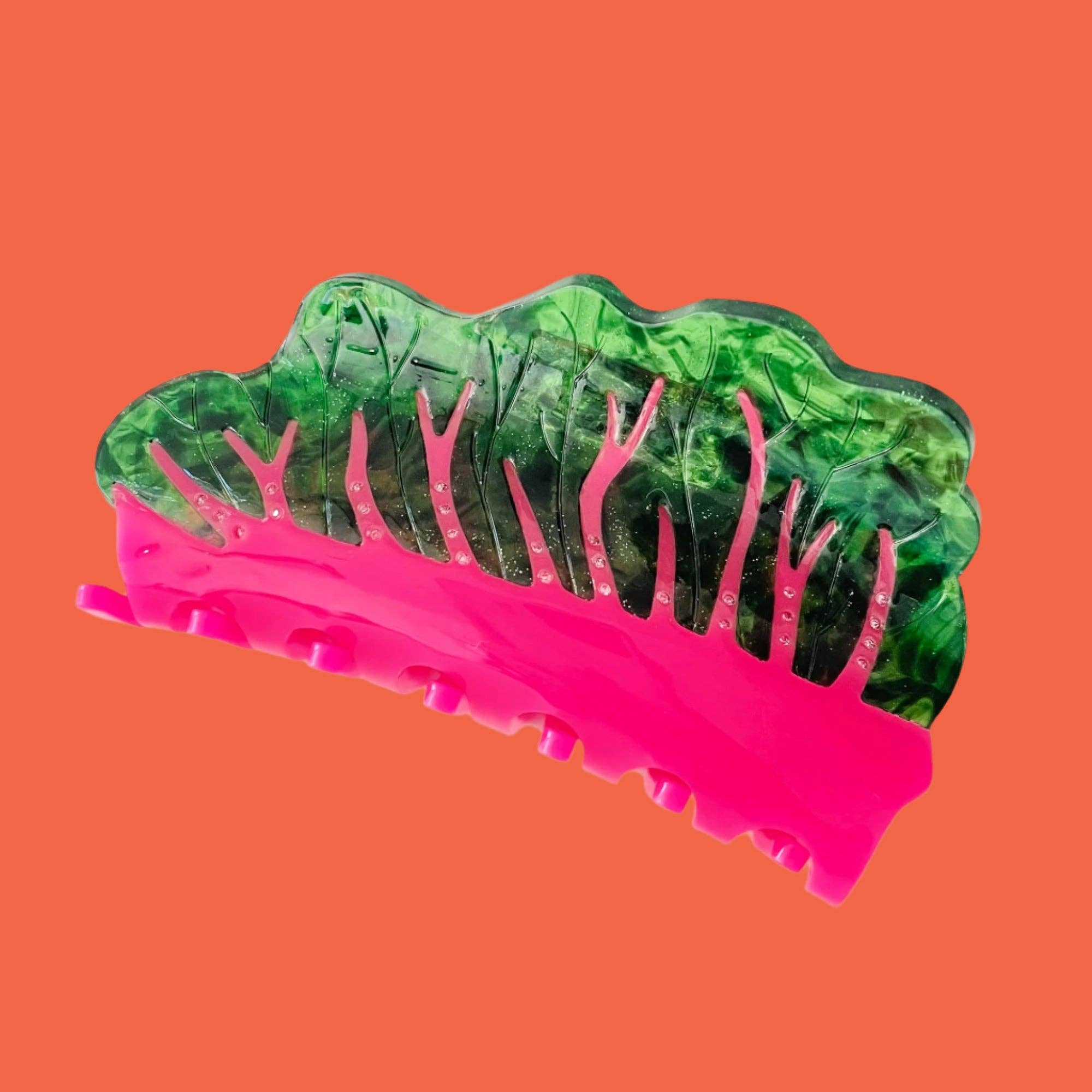 Centinelle - Wholesale Hair Clip - Women's - Glowing Chard Hair Claw2