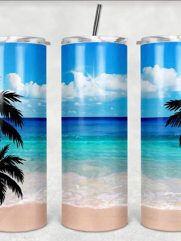 20oz Beach Tumblers VÆLG DIN MULIGHED for engroshandel hos Creative Queen Boutique