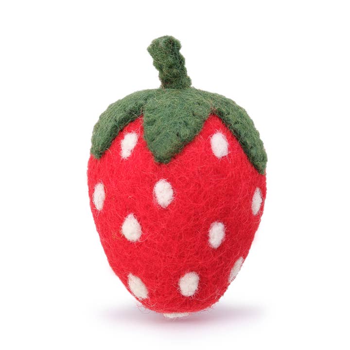 Strawberry Cat Toy for wholesale by The Foggy Dog