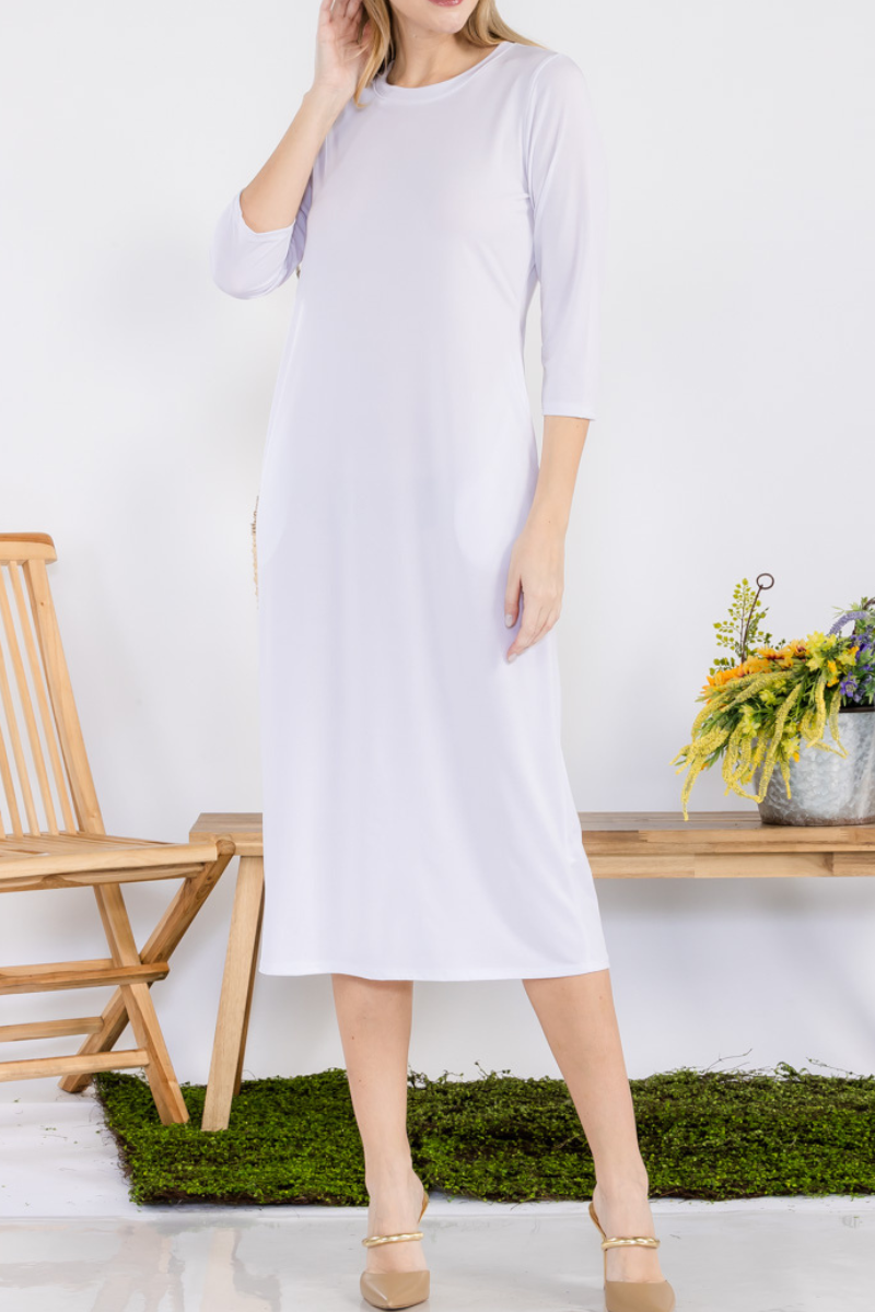 Celeste Clothing - Vente Robe – femme - ROBE À SUPERPOSER CLASSIQUE AVEC POCHES -CD438758