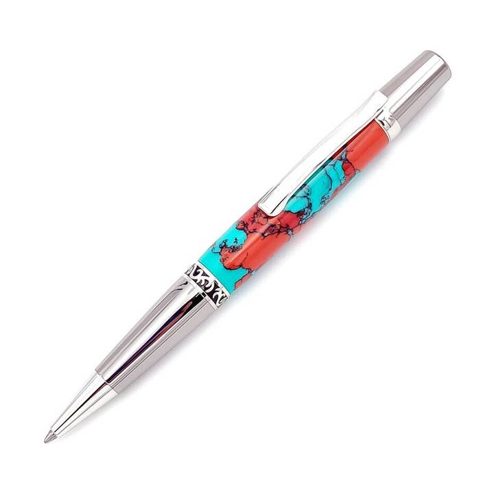 Sonoran Sunset TruStone Elegant Sierra Ballpoint Pen for wholesale by Woodnotch