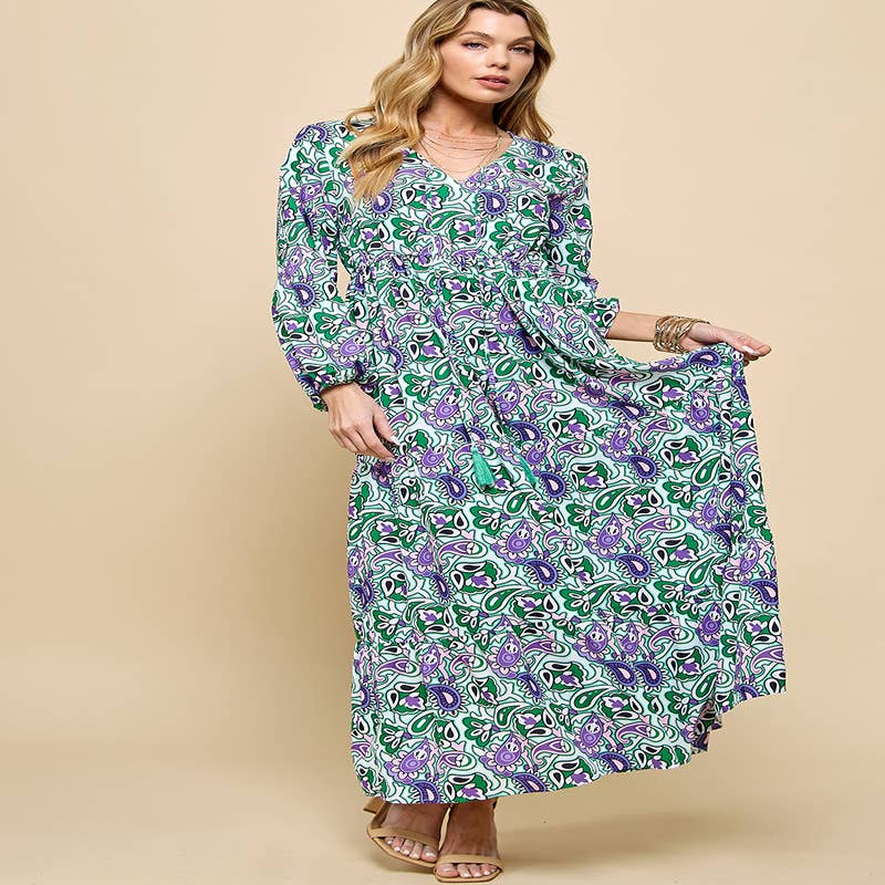 Womens Bandana Paisley Dress – Cocoplum Boutique