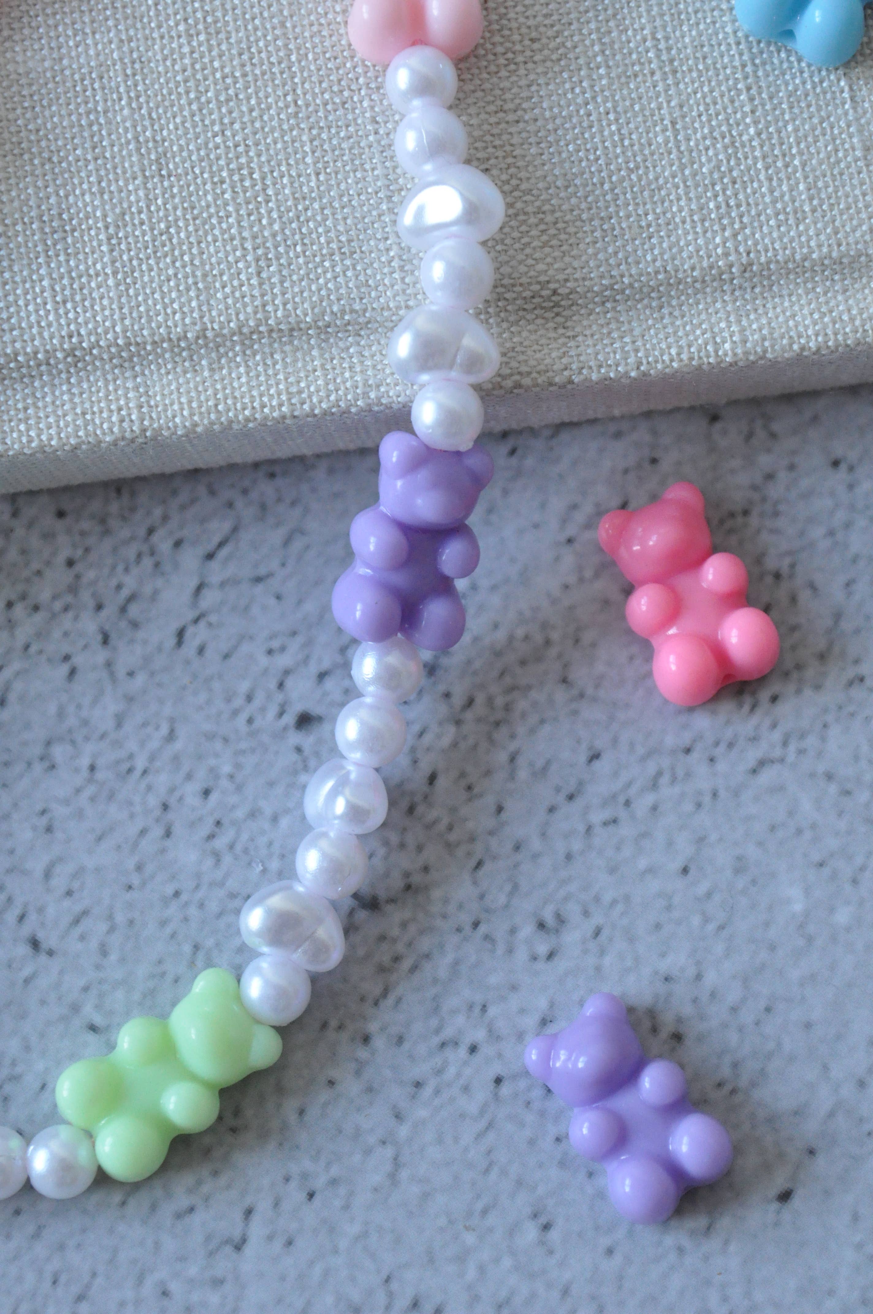 TheMellys – wholesale Phonecase strap – Gummy Bear Cute Phone Chain | Pearl Gummy Bear Bag Charm1