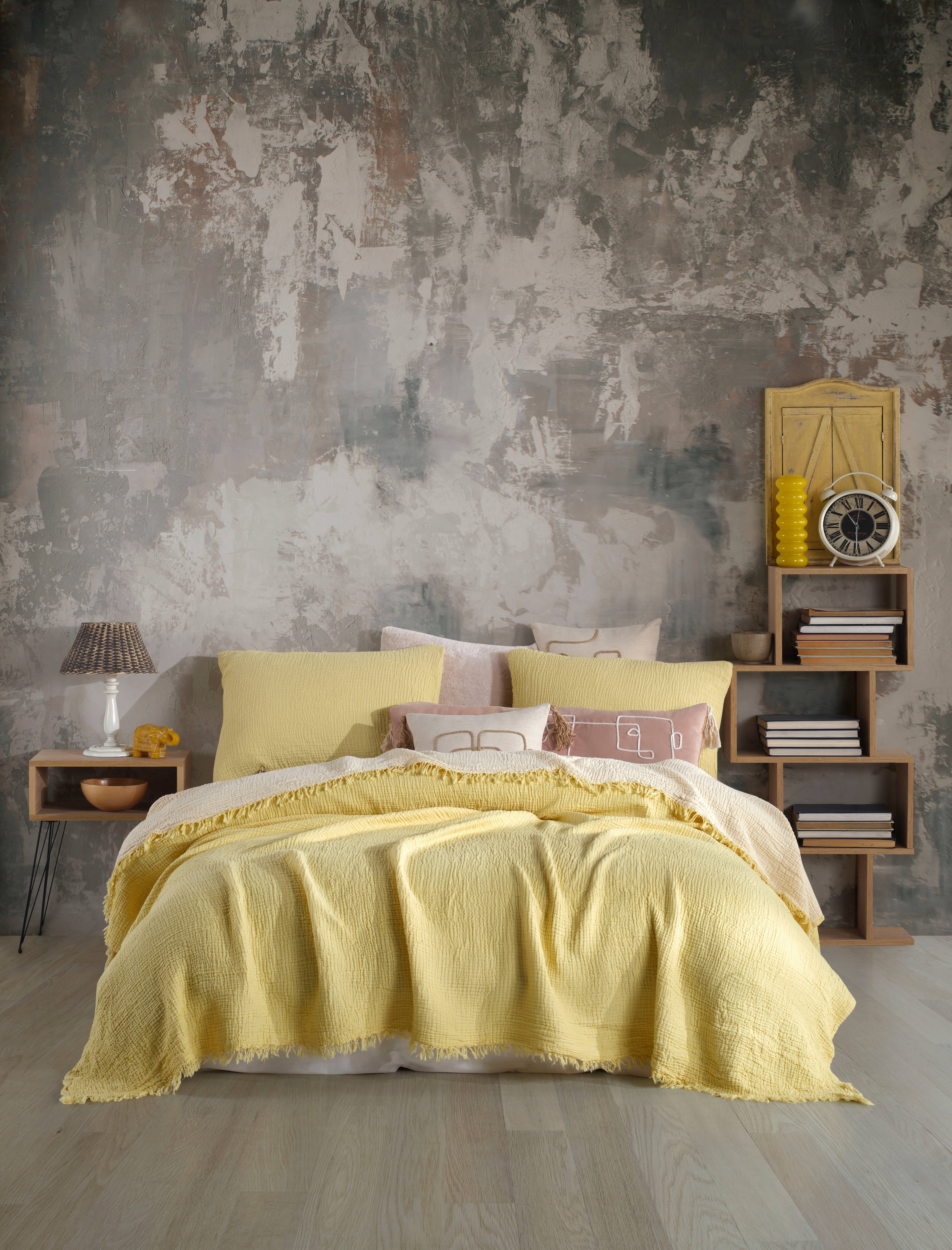 destinyhometex - Wholesale Throw Blanket - Purple color 4 layer gauze throw40