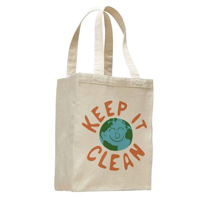 Keep it Clean Tote for wholesale by Friendly Arctic